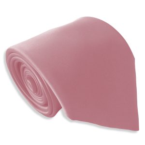 Satin Baby Pink Italian Satin Wedding Tie