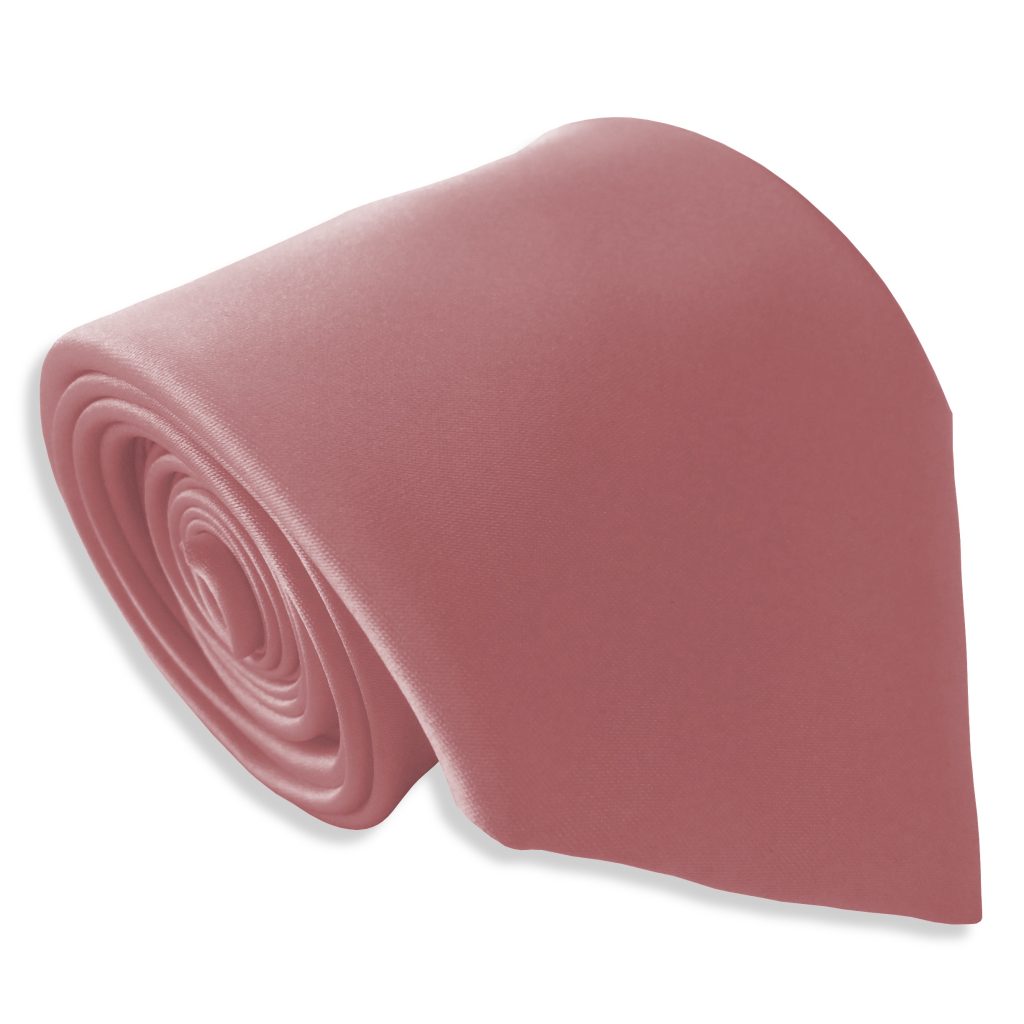 Satin Peach Echo Italian Satin Wedding Tie