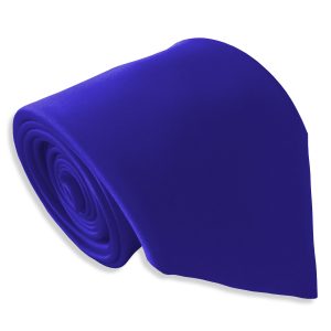 Satin Royal Blue Italian Satin Wedding Tie