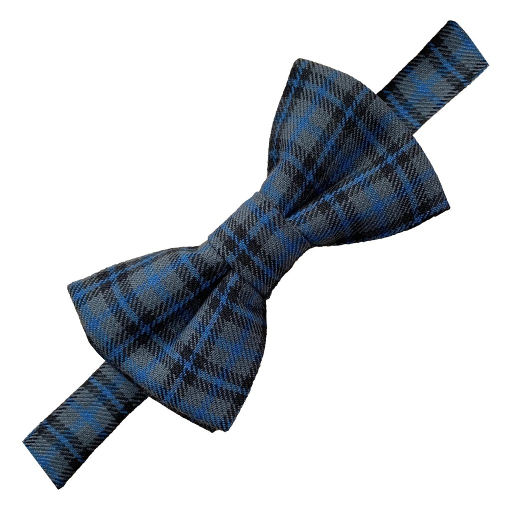 Bedford Blue Tartan Bow Tie