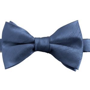 Ocean Blue Dupion (Ready Tied) Bow Tie