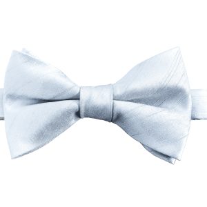 Sky Blue Dupion (Ready Tied) Bow Tie
