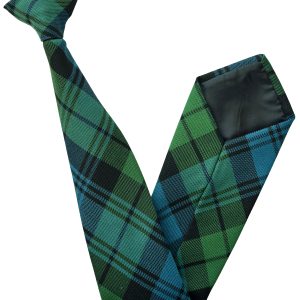 Campbell Tartan Clip On Tie