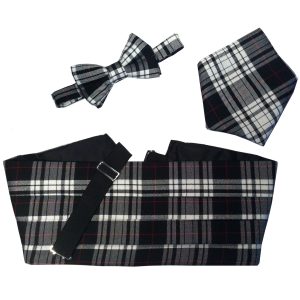 Dress Menzies Tartan Cummerbund and Bow Tie Set