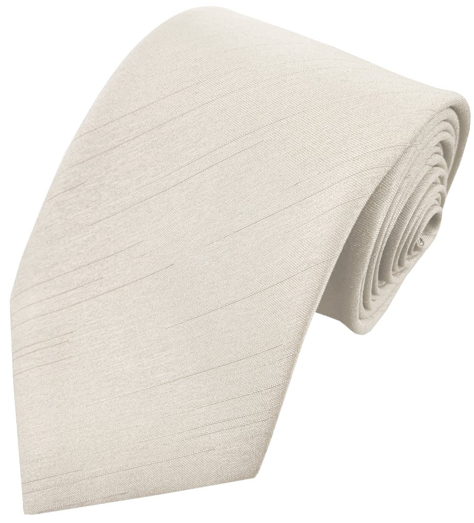 Ivory Dupion Tie