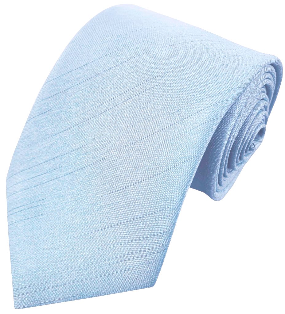 Sky Blue Dupion Tie