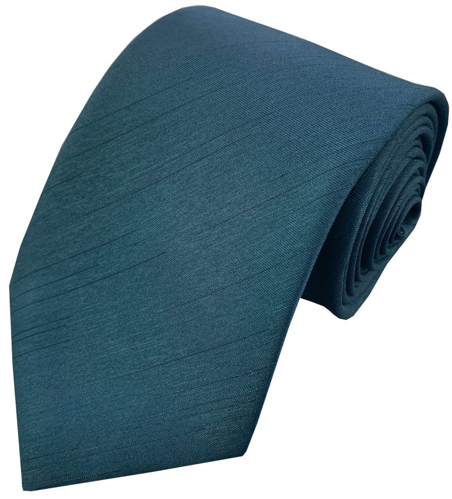 Teal Dupion Tie