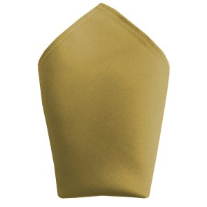 Satin Gold Pocket Square