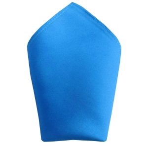 Satin Turquoise Italian Satin Wedding 8 inch Hanky Pocket Square