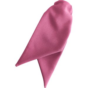 Matt Pink Ladies Clip Cravat