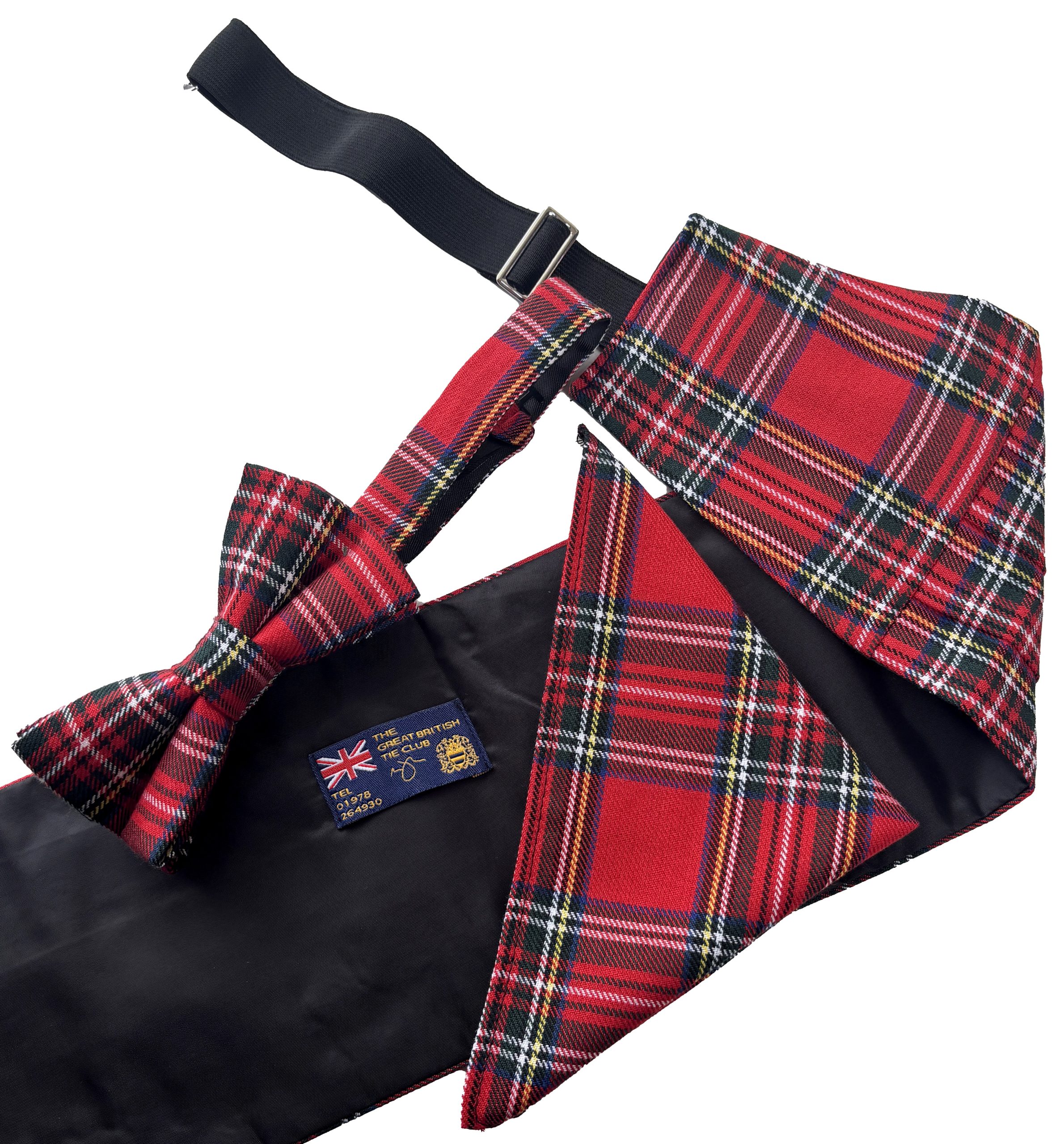 Royal Stewart Tartan Cummerbund Set
