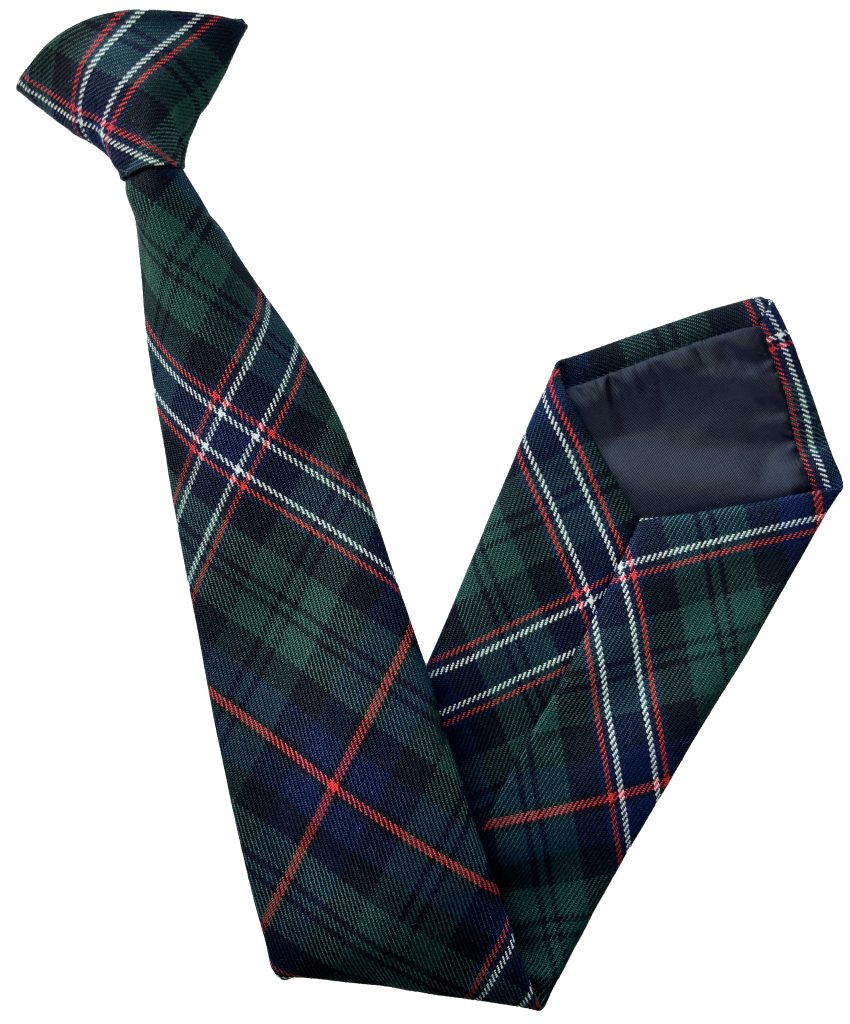 Scottish National Tartan Clip On Tie