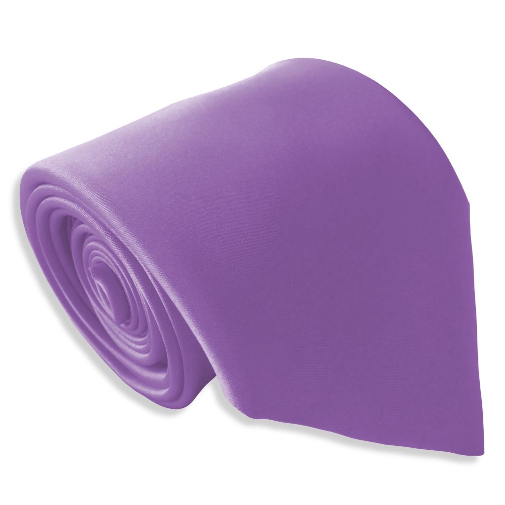 Satin Lilac Italian Satin Wedding Tie