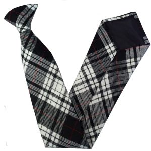 Dress Menzies Tartan Clip On Tie