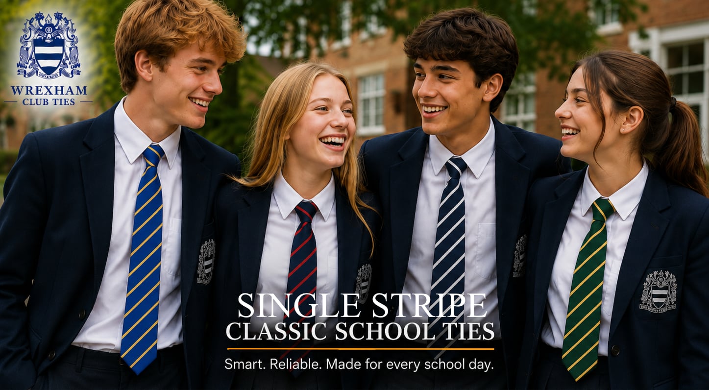 Single Stripe School Ties
